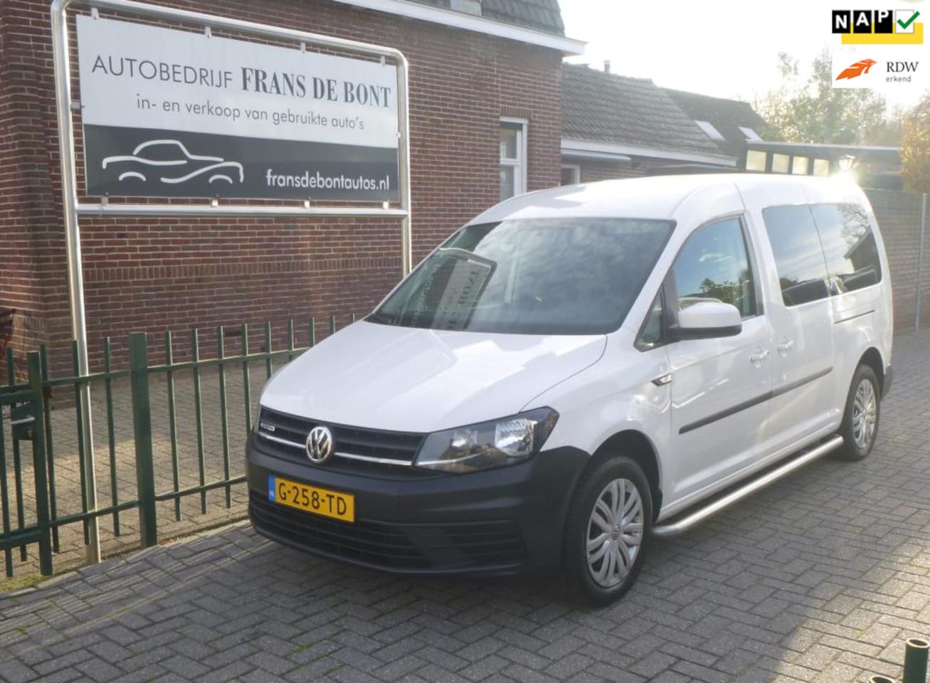 Volkswagen Caddy Maxi - 1.4 TGI Trendline 5p AARDGAS CNG ROLSTOEL AUTO € 7500 EX BTW - AutoWereld.nl