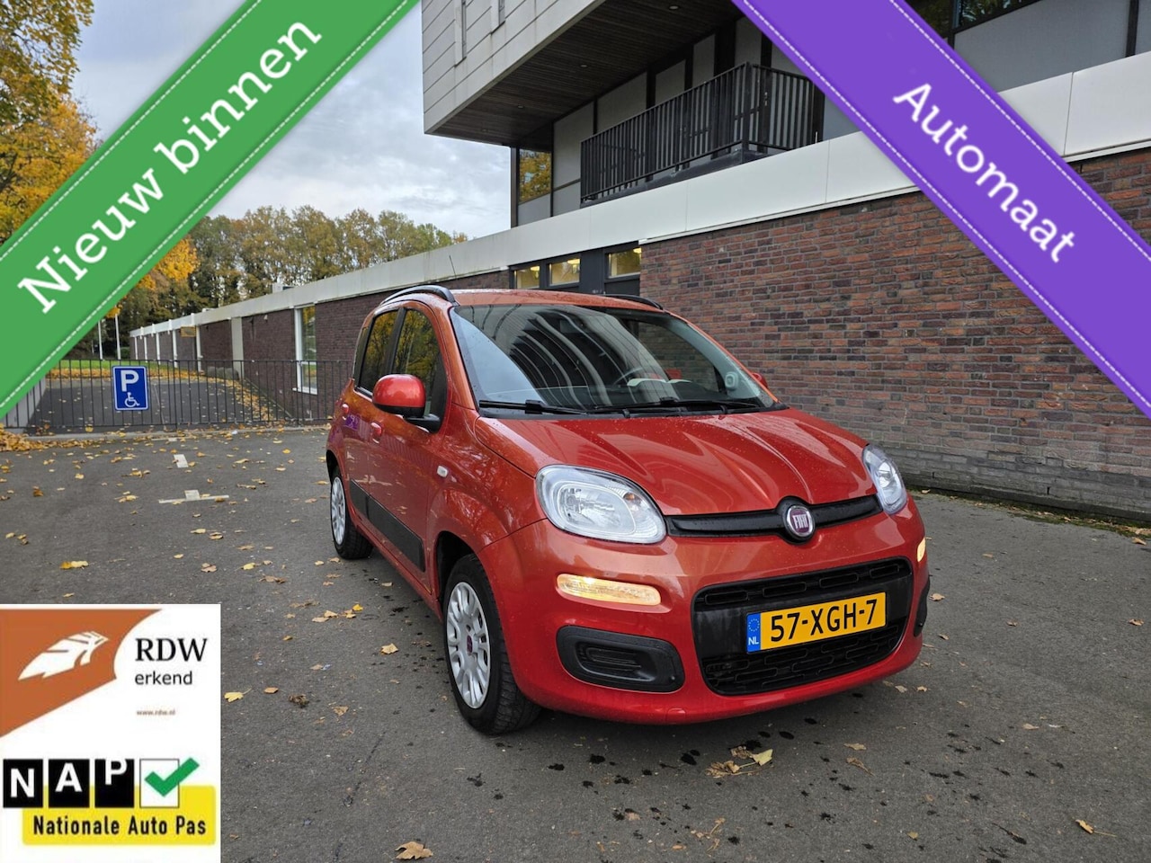 Fiat Panda - 0.9 TwinAir Aut Lounge 2012 42dkm Airco/Navi/PDC - AutoWereld.nl