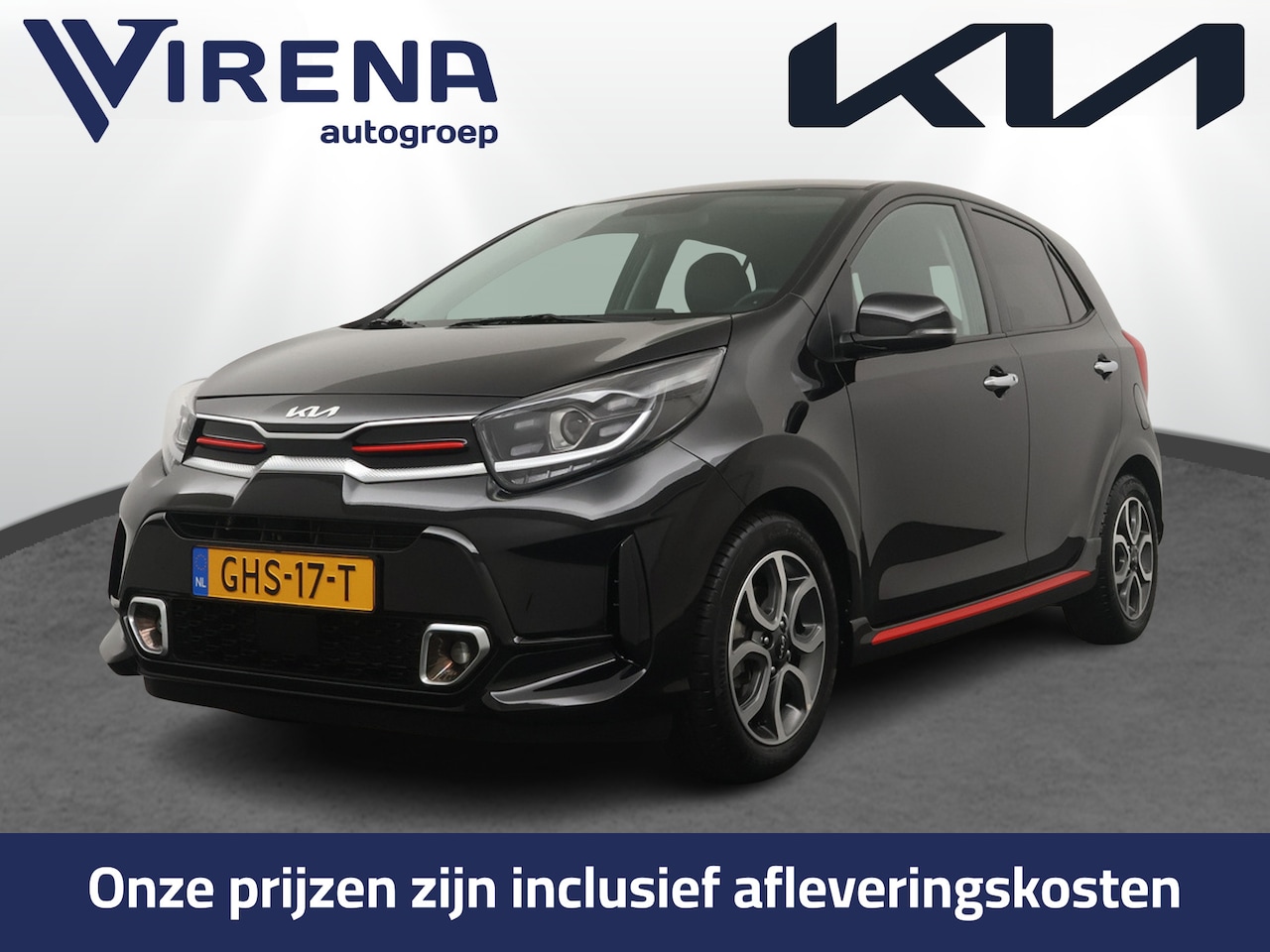 Kia Picanto - 1.0 DPi GT-Line Airco - Apple Carlpay/Android Auto - Cruise Control - Climate Control - Na - AutoWereld.nl