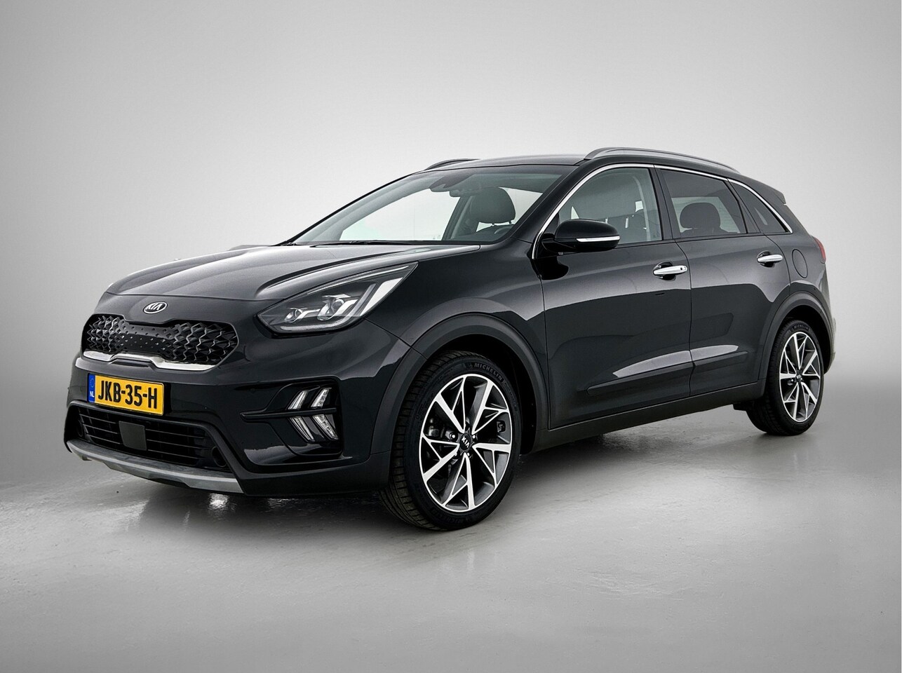 Kia Niro - 1.6 GDi Hybrid DynamicPlusLine 18 " velgen | stoel en stuurwielverwarming - AutoWereld.nl