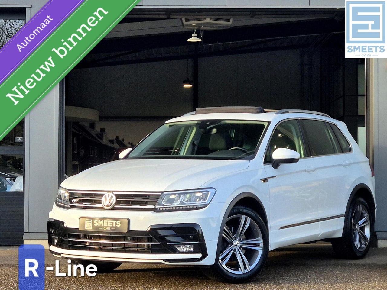 Volkswagen Tiguan - 1.4TSI 150PK R-Line Automaat |Pano|Nav|Clima - AutoWereld.nl