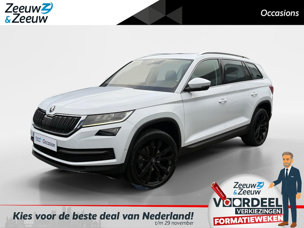 Skoda Kodiaq - 1.4 TSI ACT Style Business | Panoramadak | Memory Seats | Alcantara bekleding | 360 Camera - AutoWereld.nl