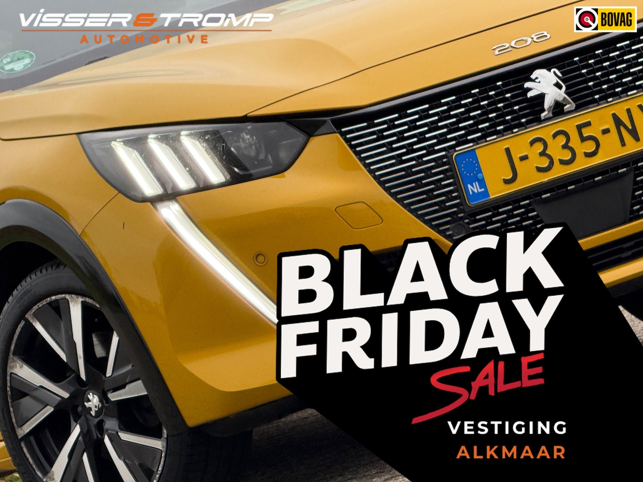 Peugeot 208 - 1.2 PureTech GT-Line - Jaune Faro - Panorama/3D Dash/Carplay - AutoWereld.nl