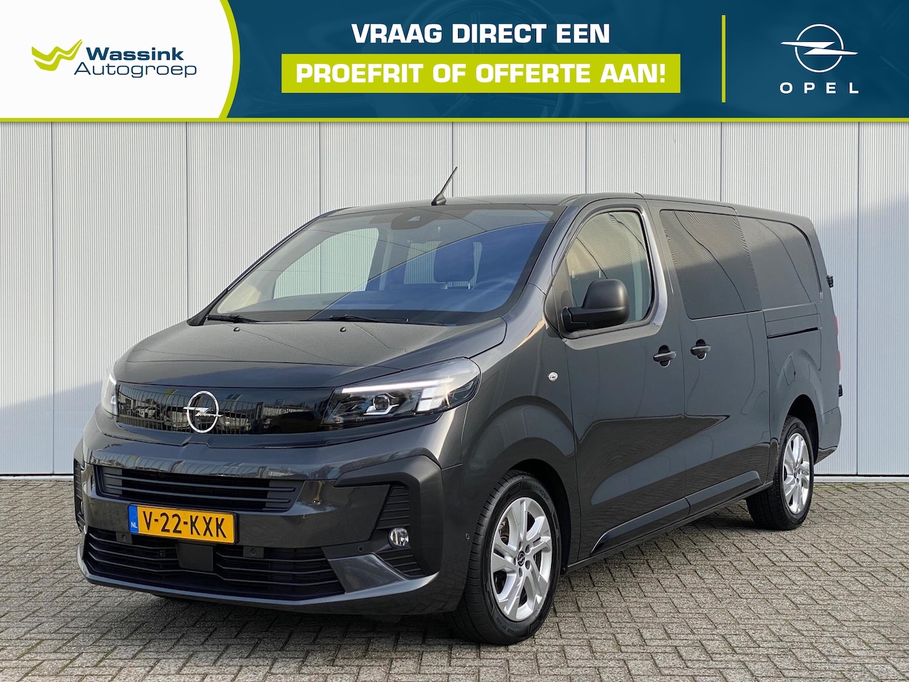 Opel Vivaro - GBDC 2.0 Diesel 180pk L3 Aut | Dubbel cabine | Bomvol opties! | Leder | Stoel & stuurverwa - AutoWereld.nl