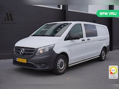Mercedes-Benz Vito - 114 CDI XL Dubbele cabine 2x schuifdeur EURO 6 - Airco - Navi - Cruise - €13.900, - Excl