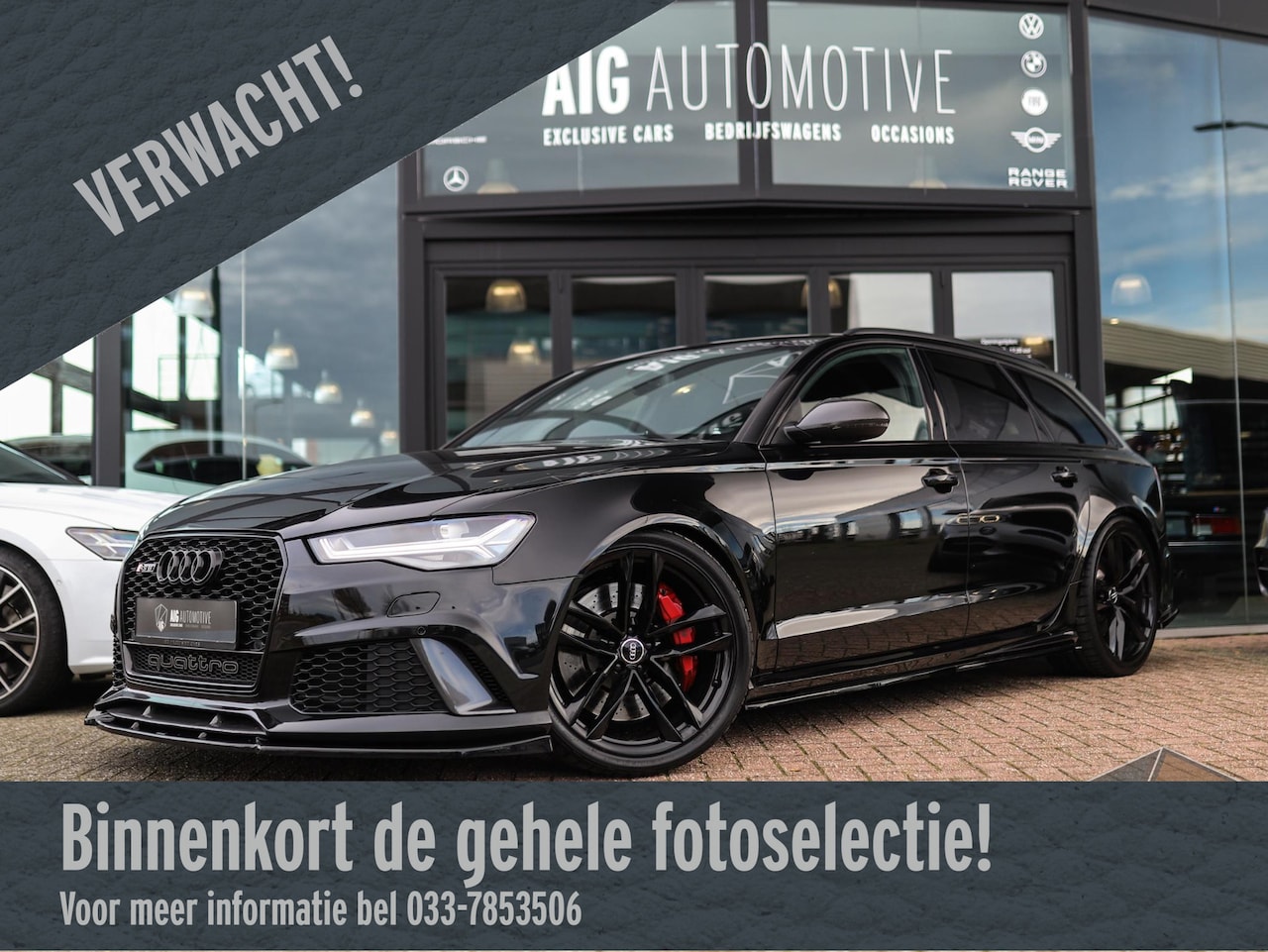 Audi A6 Avant - 4.0 TFSI RS 6 quattro | B&O Advanced | Leder | Maxton | Luchtvering - AutoWereld.nl