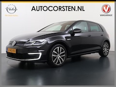 Volkswagen e-Golf - Leer Warmtepomp LED+ Apple Carplay Android Navi Adaptieve-Cr. Digit.Dashb. PDC-v+a DAB 17"