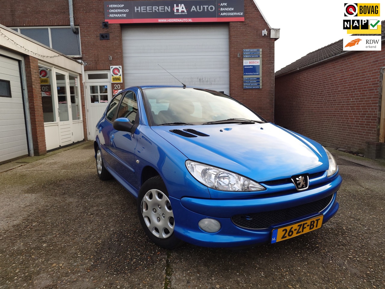 Peugeot 206 - 1.4 Forever 1.4 Forever, 5 deurs, Airco, Nieuwe apk met onderhoud - AutoWereld.nl