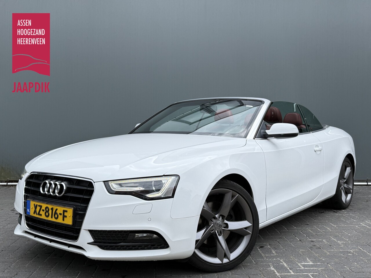 Audi A5 Cabriolet - BWJ 2015 1.8 TFSI 170 PK AUTOMAAT | NW APK | LEDER / ELEKTR. STOELEN / NAVI / CLIMA / CRUI - AutoWereld.nl