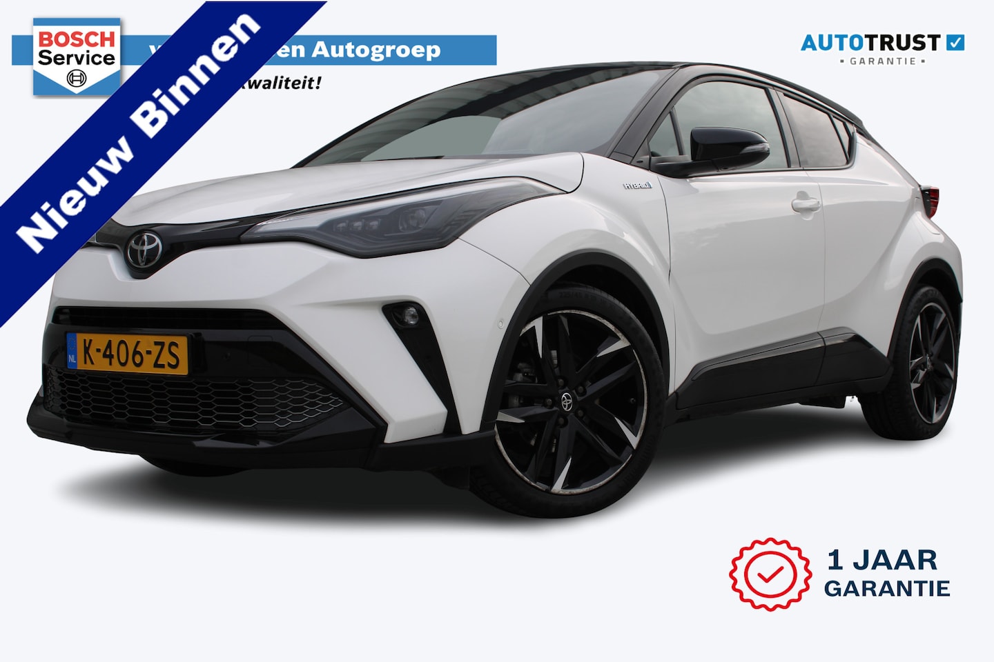 Toyota C-HR - 1.8 Hybrid GR-Sport 12-Tone | Incl. 12 maanden garantie | Apple Carplay | Sport zetels | S - AutoWereld.nl