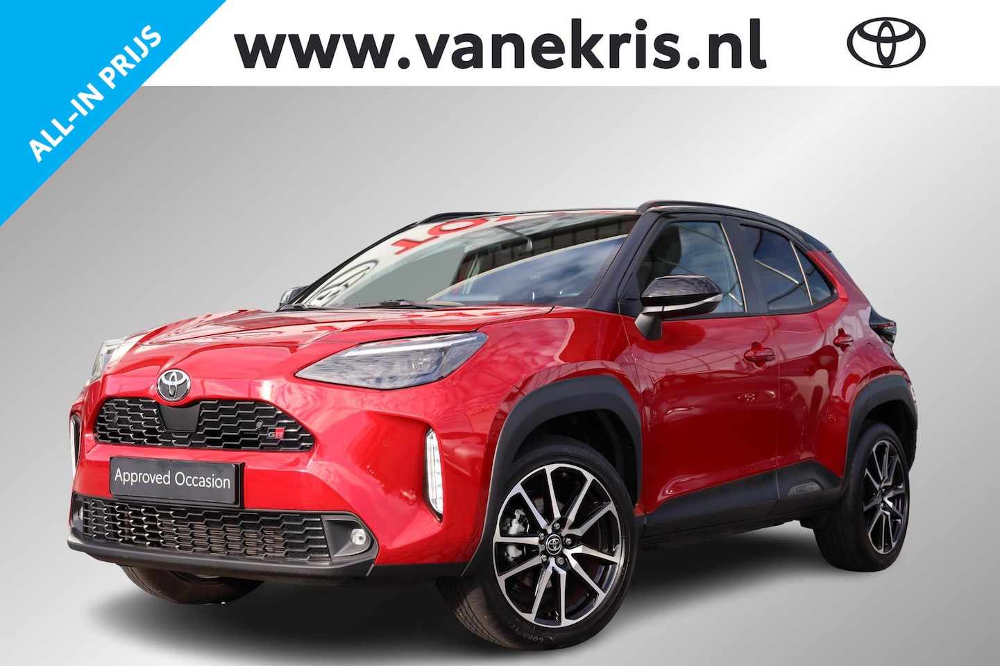 Toyota Yaris Cross - 1.5 Hybrid 130 GR Sport, GR Pack, Panoramadak - AutoWereld.nl