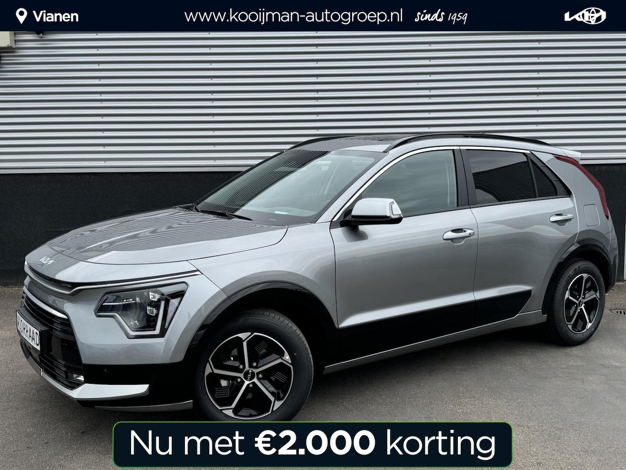 Kia Niro - 1.6 GDi Hybrid DynamicPlusLine €2700 Voordeel! ACTIEPRIJS! Nieuw uit voorraad leverbaar. M - AutoWereld.nl