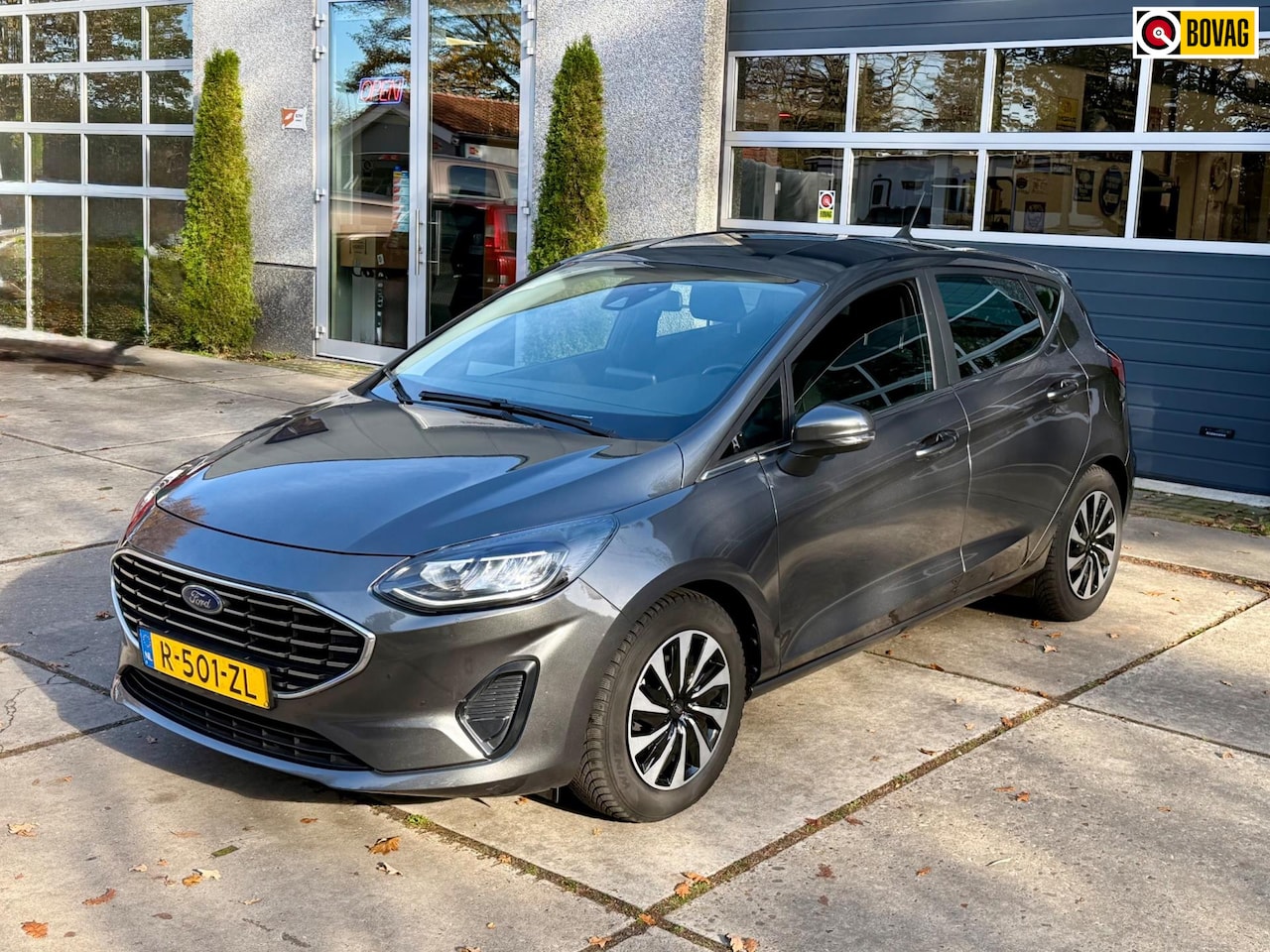 Ford Fiesta - 1.0 Hybrid Titanium|LED|Apple CP|Navi|ADAS|Climate|Cruise - AutoWereld.nl