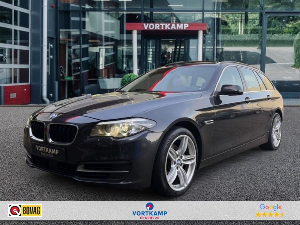 BMW 5-serie - 520 D HIGH EXECUTIVE PANO-DAK/CAMERA/MEMORY/HUD/ACC/NAVI/E-KLEP - AutoWereld.nl