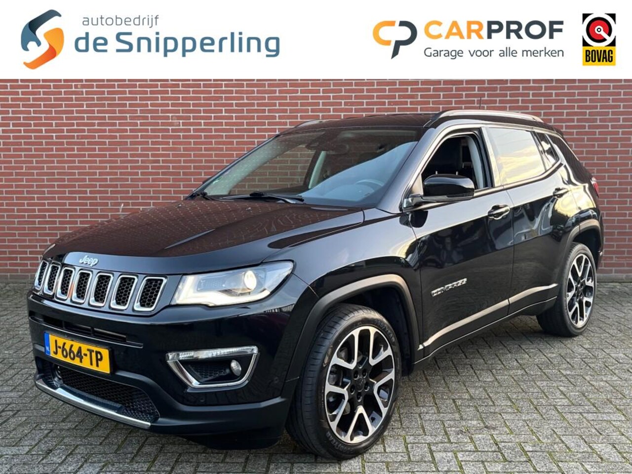 Jeep Compass - 1.3T LIMITED NAVI CRUISE CLIMA PDC CAMERA - AutoWereld.nl