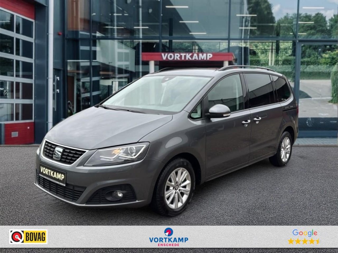SEAT Alhambra - 2.0 TDI DSG STYLE 7P TREKHAAK/CAMERA/NAVI/CARPLAY/CRUISE/STOELVERW - AutoWereld.nl