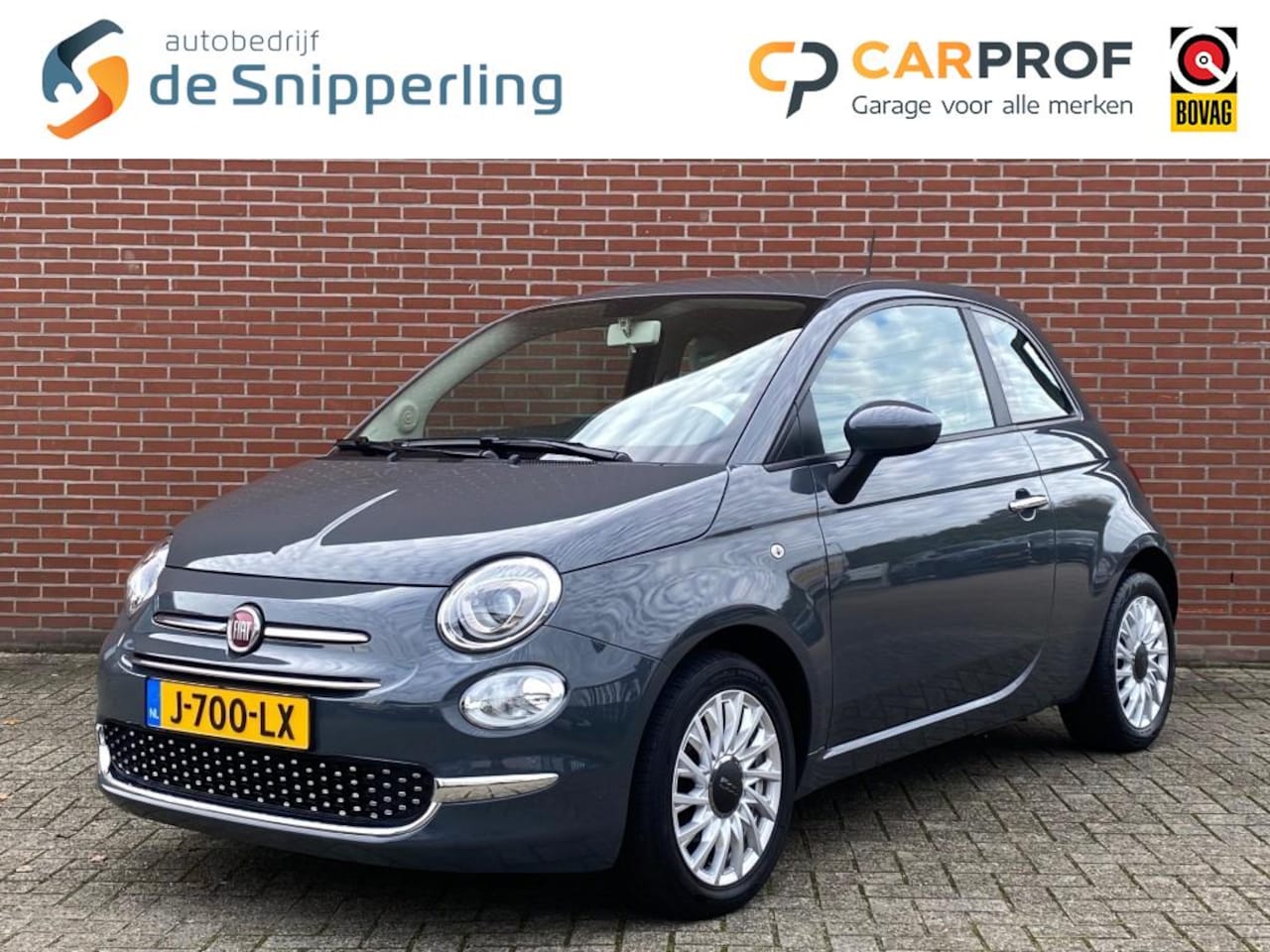 Fiat 500 - 1.2 LOUNGE AUTOMAAT AIRCO CRUISE CARPLAY DAB LMV - AutoWereld.nl