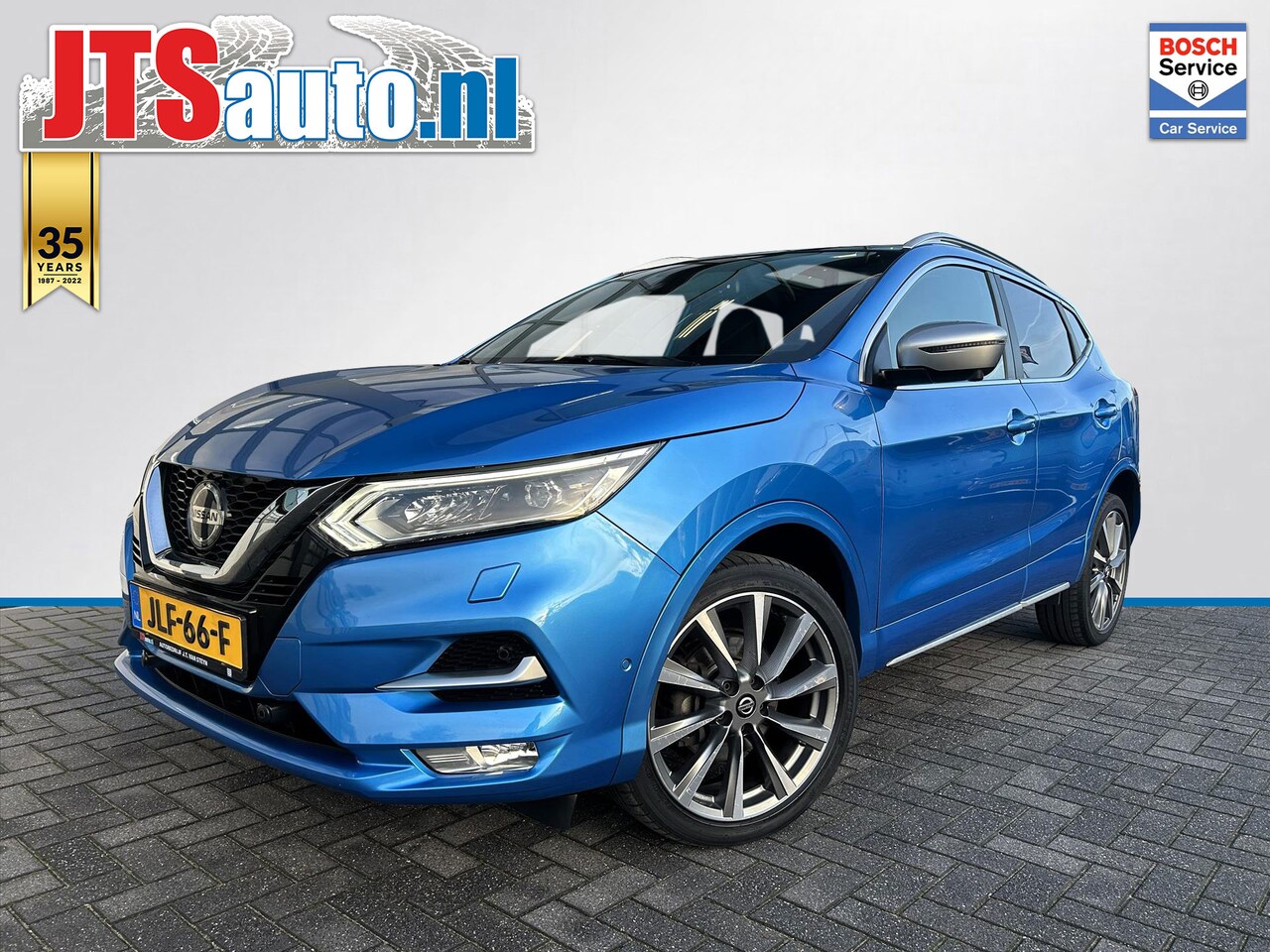 Nissan Qashqai - 1.3 DIG-T 160pk Evapo Aut. Leder, Pano, Trekhaak - AutoWereld.nl