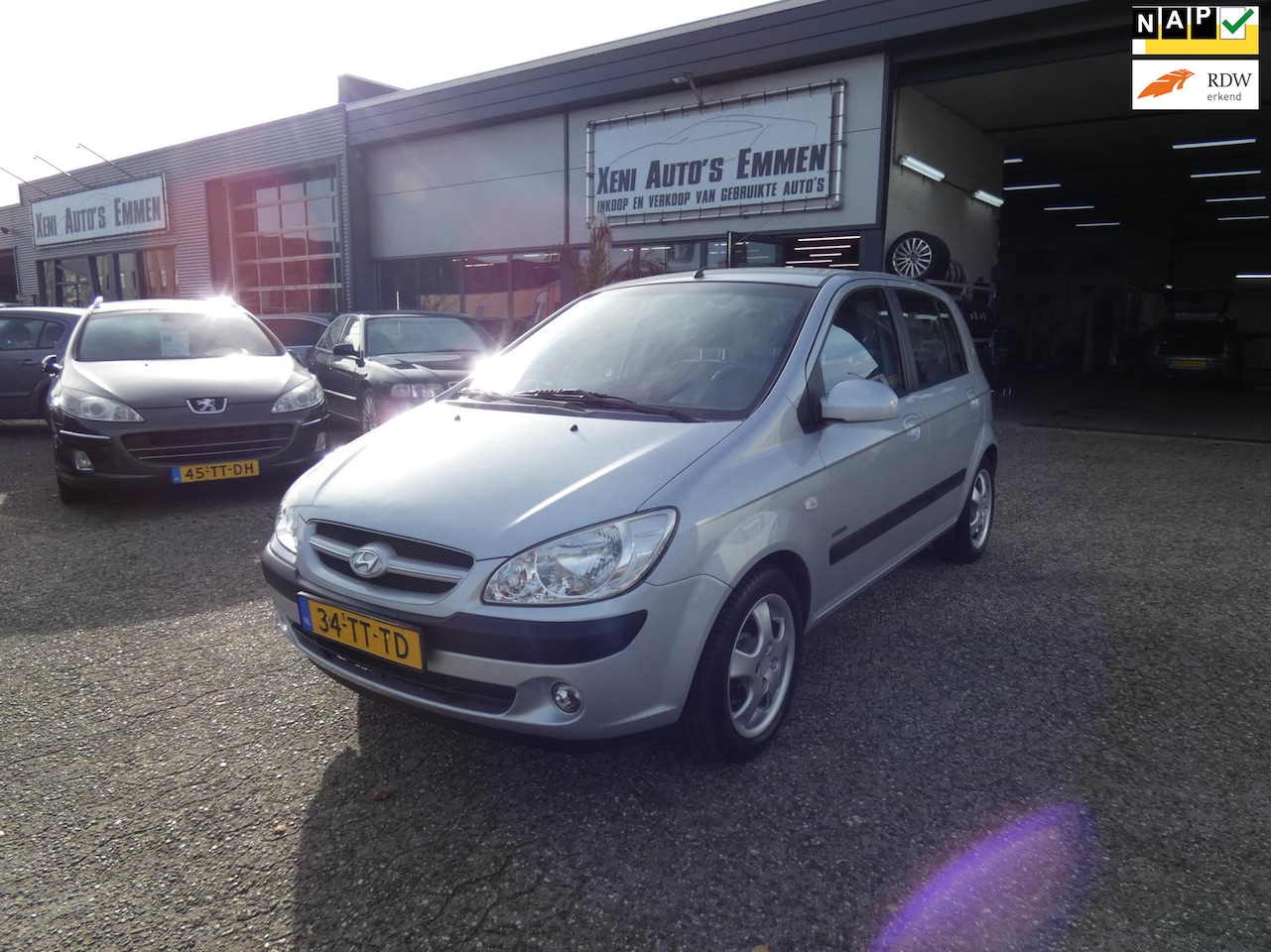 Hyundai Getz - 1.4i First Edition|Airco|5 Deurs|Nw.APK|LM-Velgen|Trekhaak.. - AutoWereld.nl