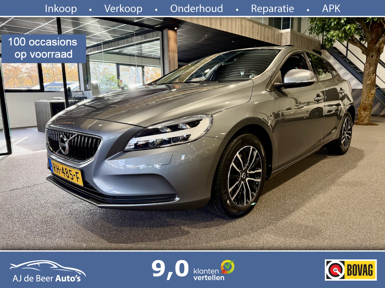 Volvo V40 - 2.0 T2 Nordic+ Navigatie| Trekhaak | Stoelverwarming | Dealer onderhouden | NAP - AutoWereld.nl