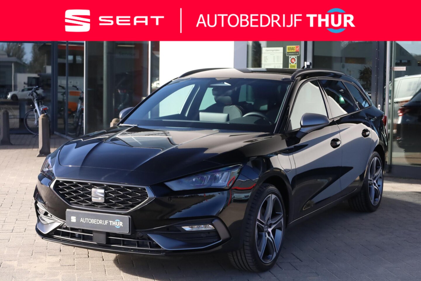 SEAT Leon Sportstourer - 1.5 TSI e-Hybrid FR Business 204PK / 150kW DSG, uit voorraad leverbaar! Achteruitrijcamera - AutoWereld.nl