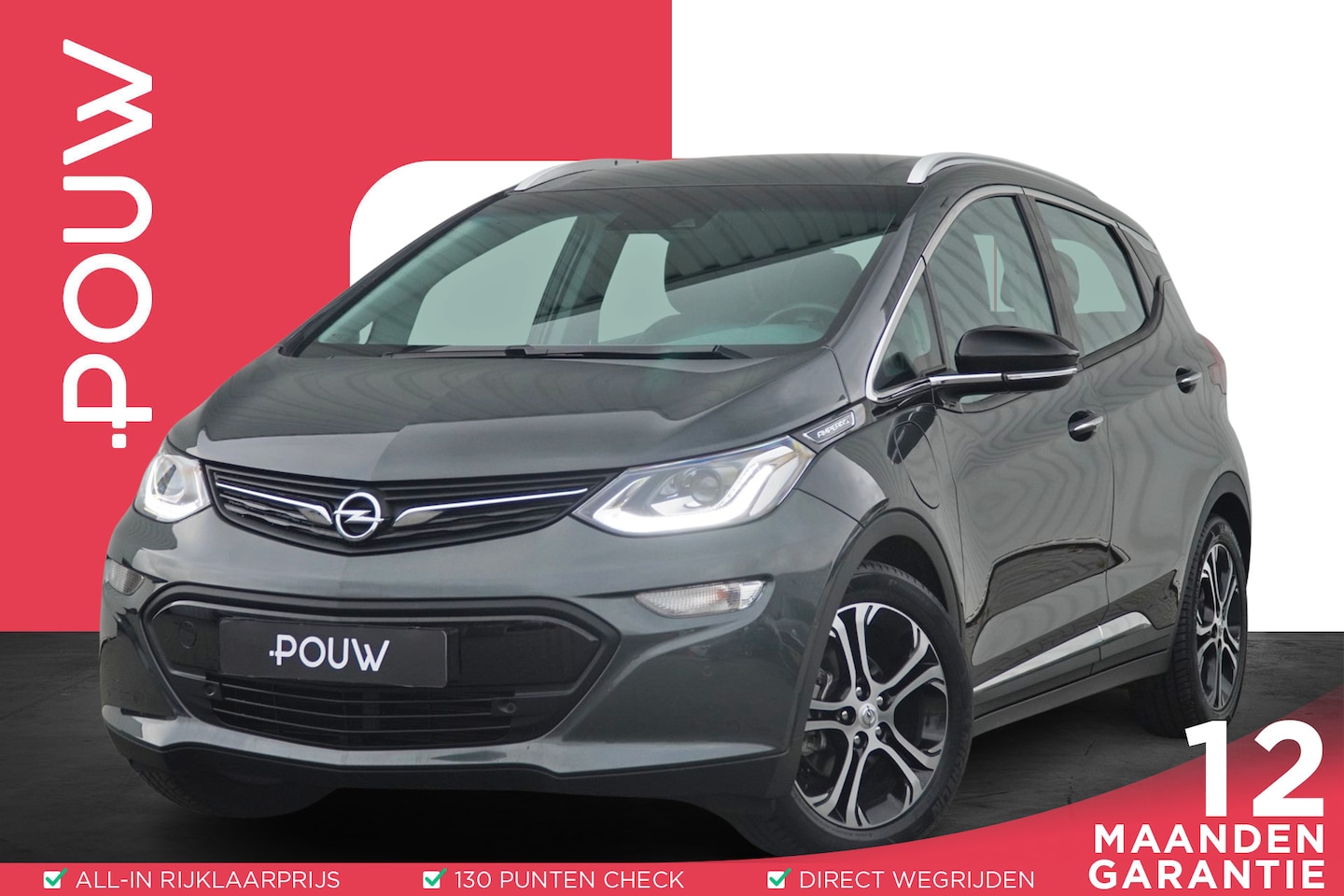 Opel Ampera-e - 204pk Business Executive 60 kWh | Achterbank Verwarmd | Leder | Dodehoek Detectie - AutoWereld.nl