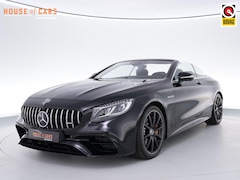 Mercedes-Benz S-klasse Cabrio - S63 AMG 612pk 4MATIC+ Premium Plus |dealer onderhouden|Burmester high-end|keramisch|massag