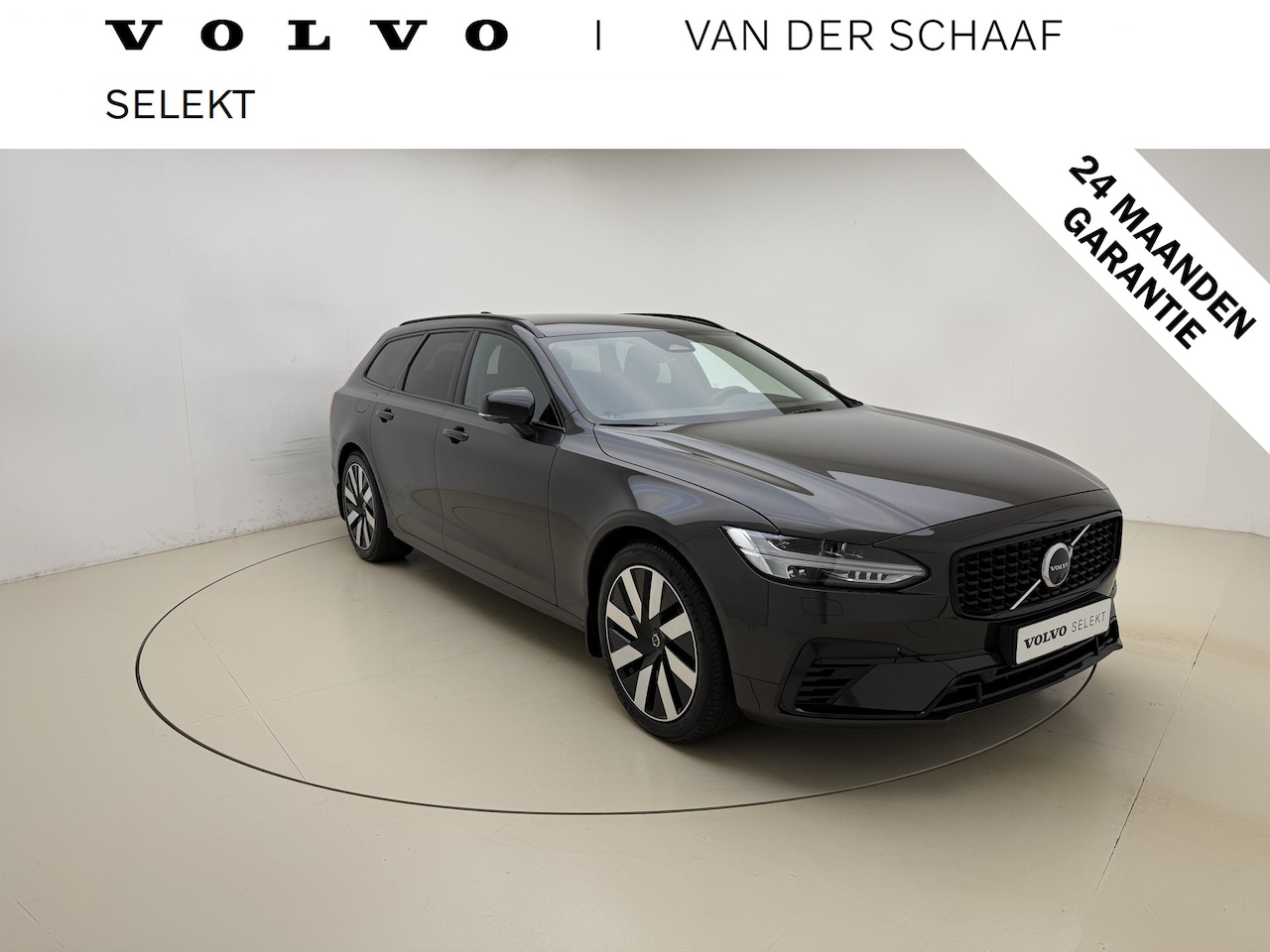 Volvo V90 - T6 350pk AWD Plus Dark / 360 Camera / Full-LED / El. Trekhaak / Getint glas / El. Stoelen - AutoWereld.nl