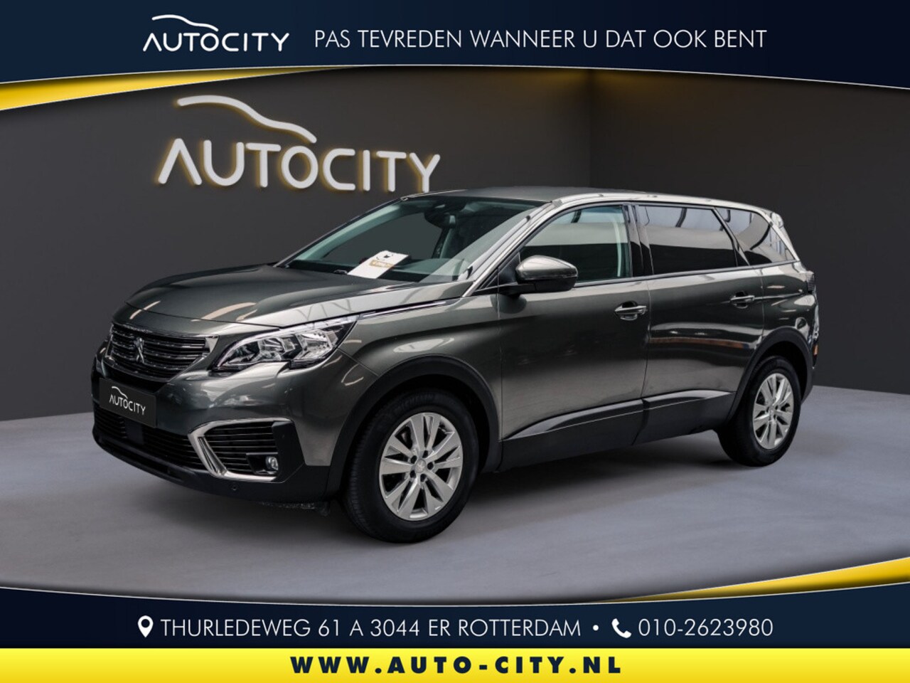 Peugeot 5008 - 1.2 PureTech 7p Navi l Cruise l Automaat - AutoWereld.nl