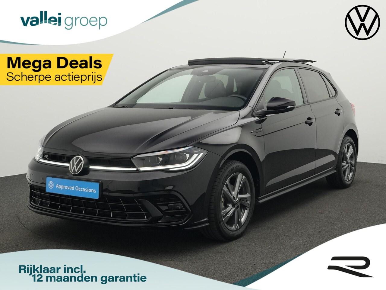 Volkswagen Polo - 1.0 TSI 95 pk DSG R-Line | Panoramadak | IQ Light | Achteruitrijcamera | Navigatie - AutoWereld.nl
