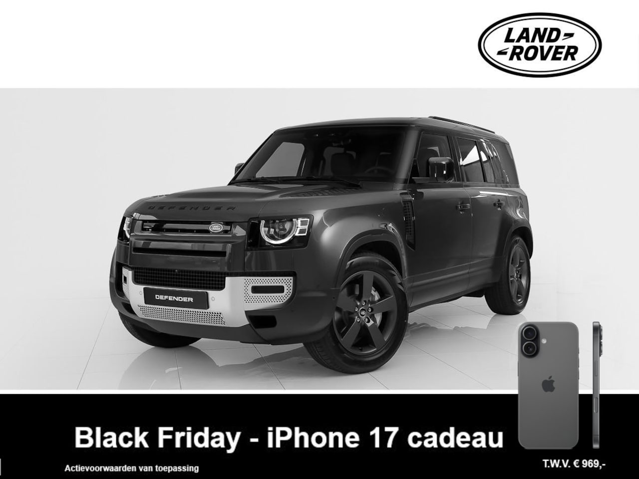 Land Rover Defender 110 - 2.0 P300e S | Panoramadak | Trekhaak | Meridian | 20" - AutoWereld.nl