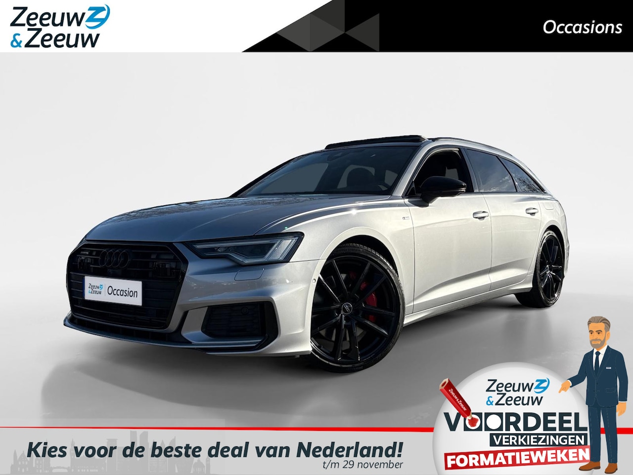 Audi A6 Avant - 55 TFSI e quattro Pro Line S Competition |Assistentie Pakket |Keyless-pakket| Assistentie - AutoWereld.nl