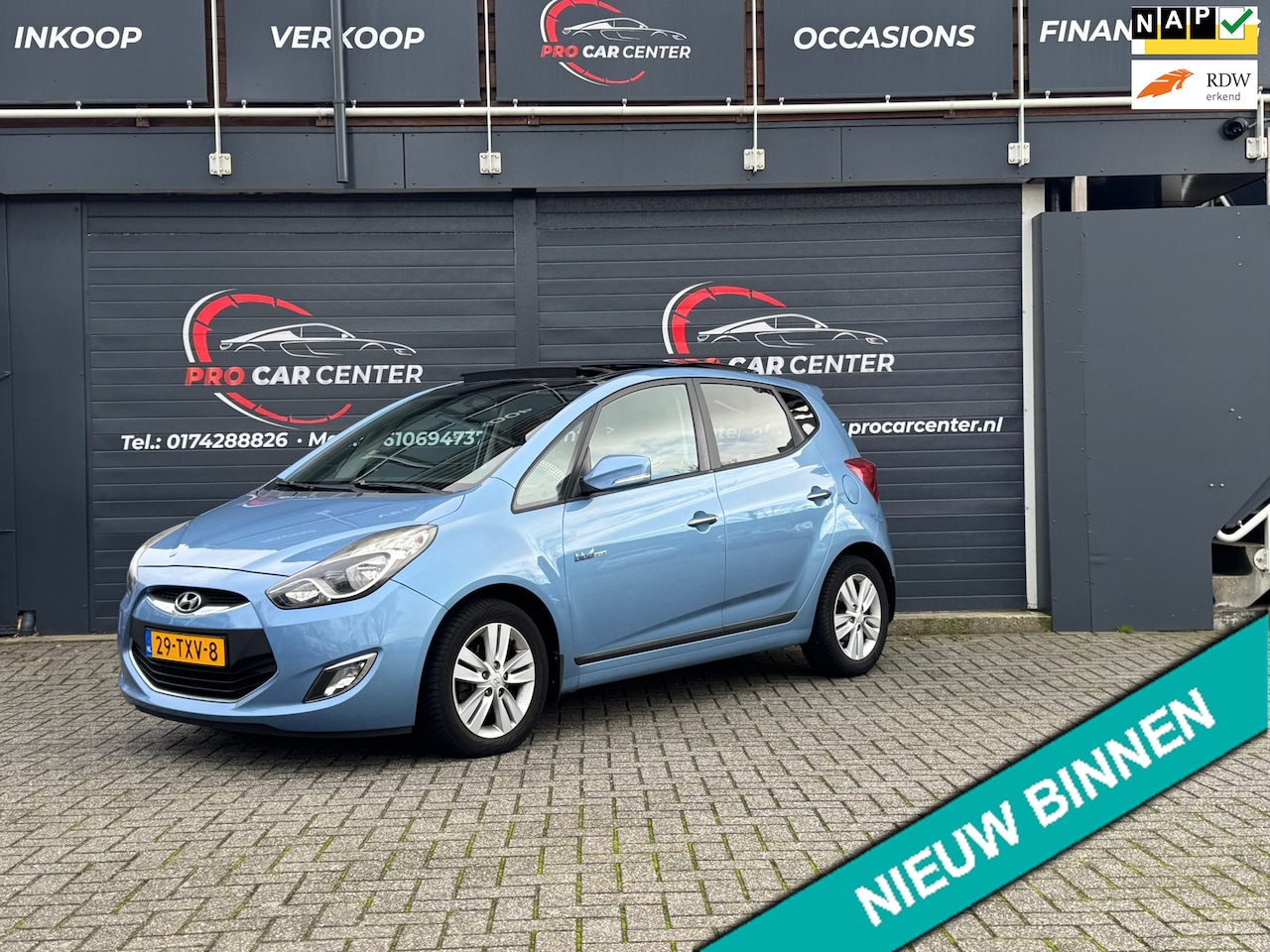 Hyundai ix20 - 1.4i i-Vision CLIMATE|CRUISE|PANOI|CAM|PDC|NAV|EL.RAMEN|NAP|APK|LMV - AutoWereld.nl