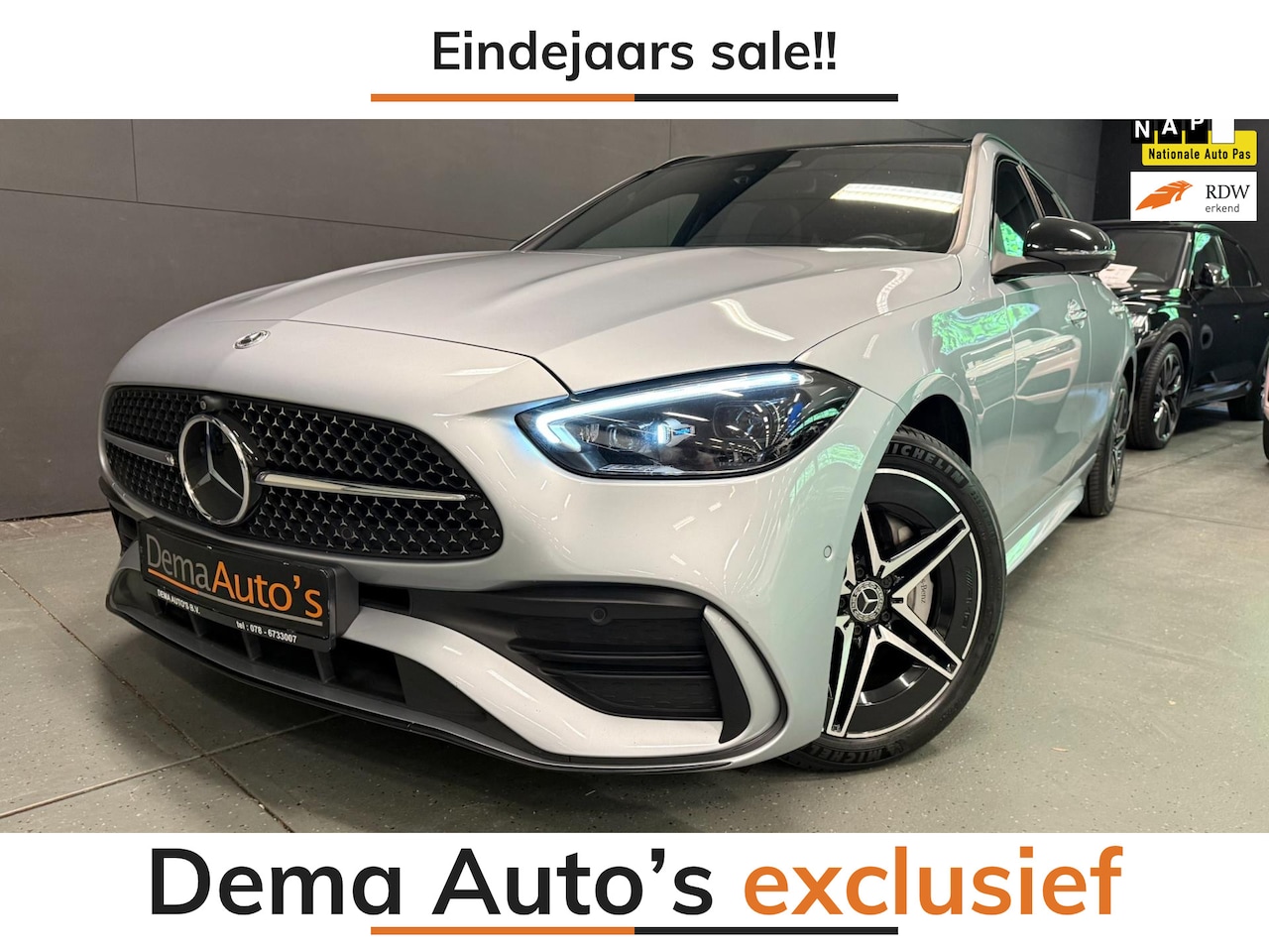 Mercedes-Benz C-klasse Estate - 300 e AMG Line PANO/BURMESTER/LEDER/DAB/CAM/STOEL-M/STOEL-VENTILATIE//// - AutoWereld.nl