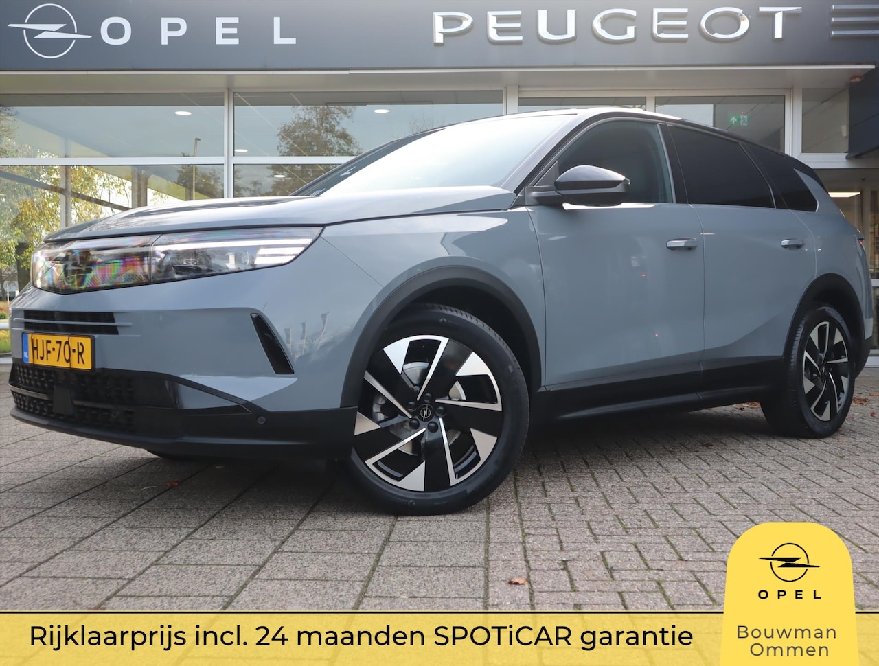 Opel Grandland - 1.2 Turbo Hybrid 145PK eDCT 6-traps Automaat GS, Rijklaarprijs, Head Up Display Verwarmde - AutoWereld.nl