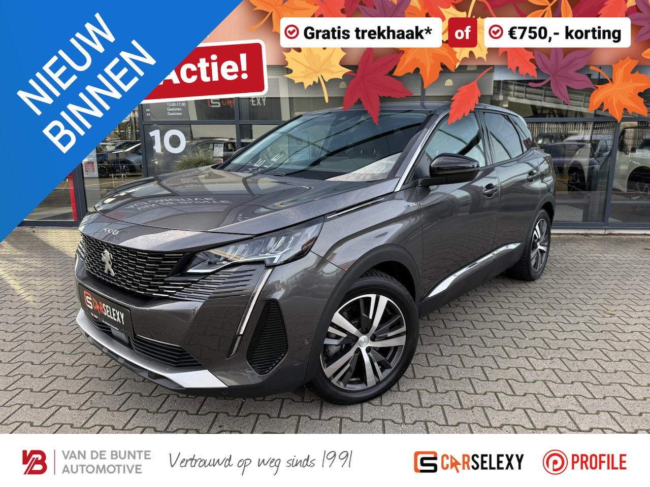 Peugeot 3008 - 1.6 HYbrid 225 Allure *Trekhaak & Stoelverwarming* - AutoWereld.nl