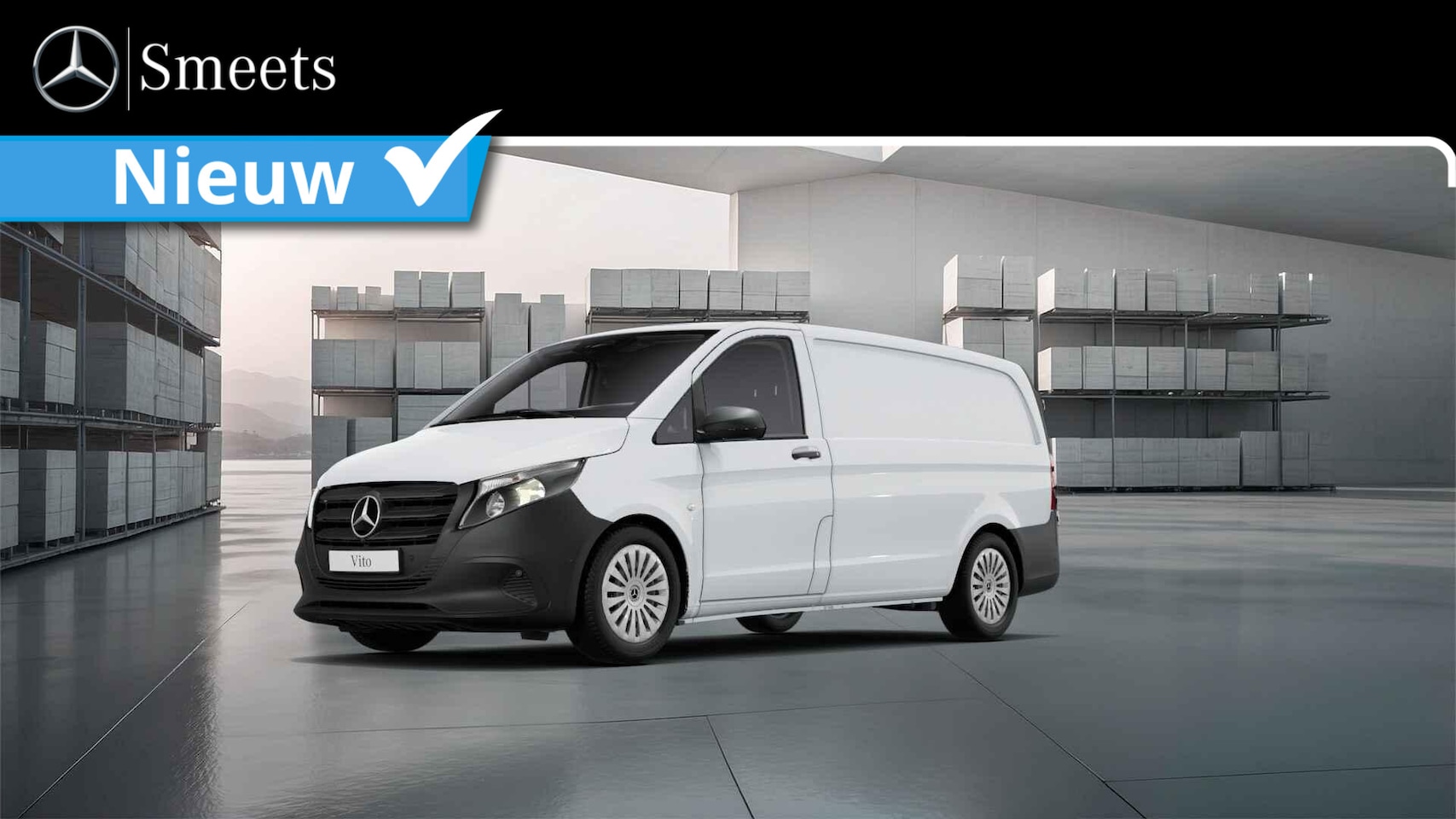 Mercedes-Benz Vito - 114 CDI L2 Pro NAVI CARPLAY ANDROID AUTO TREKHAAK 2500KG ALARMKLASSE SCM3 - AutoWereld.nl