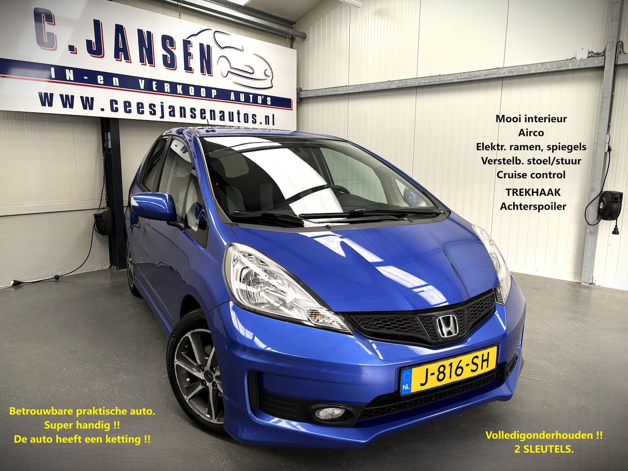 Honda Jazz - SI SPORT | Cruise control | Electronic climate controle | Isofix-bevestigingspunten voor k - AutoWereld.nl