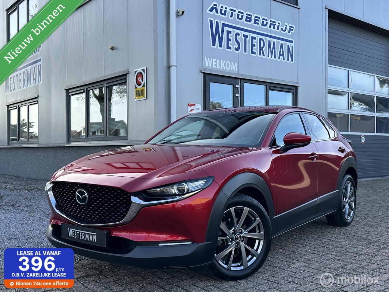 Mazda CX-30 - 2.0 e-SkyActiv M Hybrid Luxury AUT Acc Leer Trekh. Bose Carplay 18"Lmv etc. - AutoWereld.nl