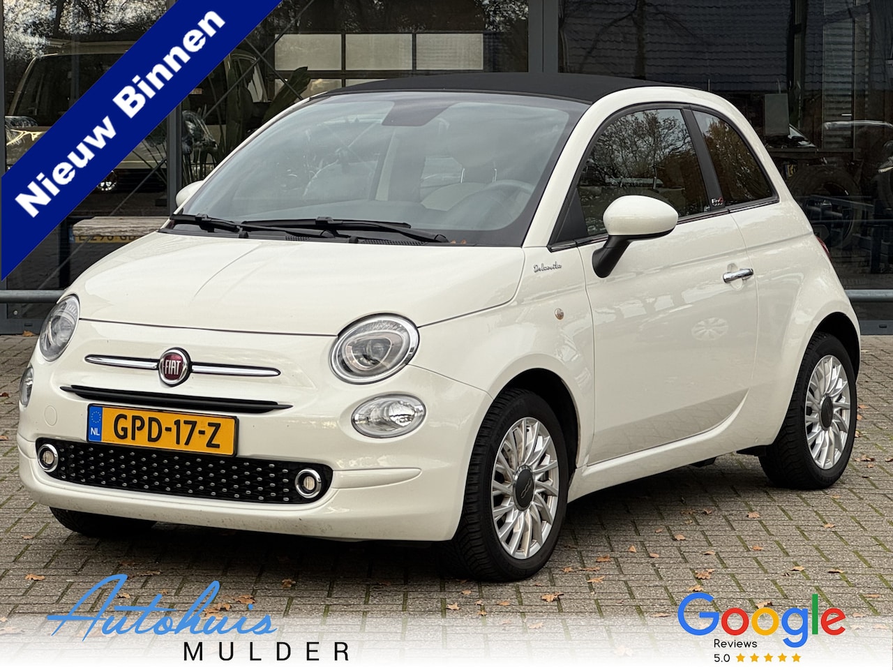Fiat 500 - 1.0 Hybrid RED Clima/Cruise/Navi/Leer/LM-Velgen - AutoWereld.nl