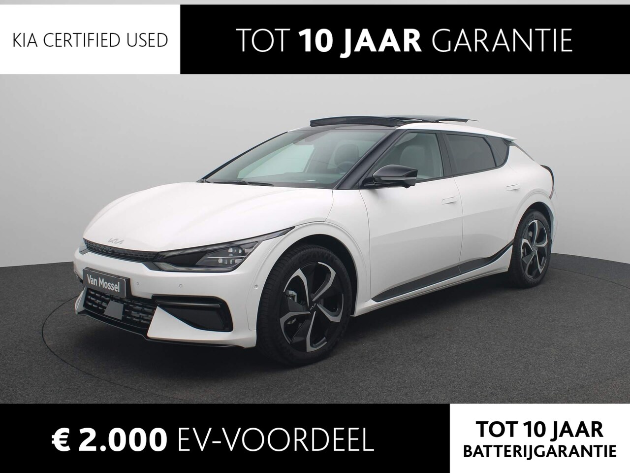 Kia EV6 - GT-Line 77.4 kWh | stoel verwarming voor + achter | stoel ventilatie voor | parkeersensore - AutoWereld.nl