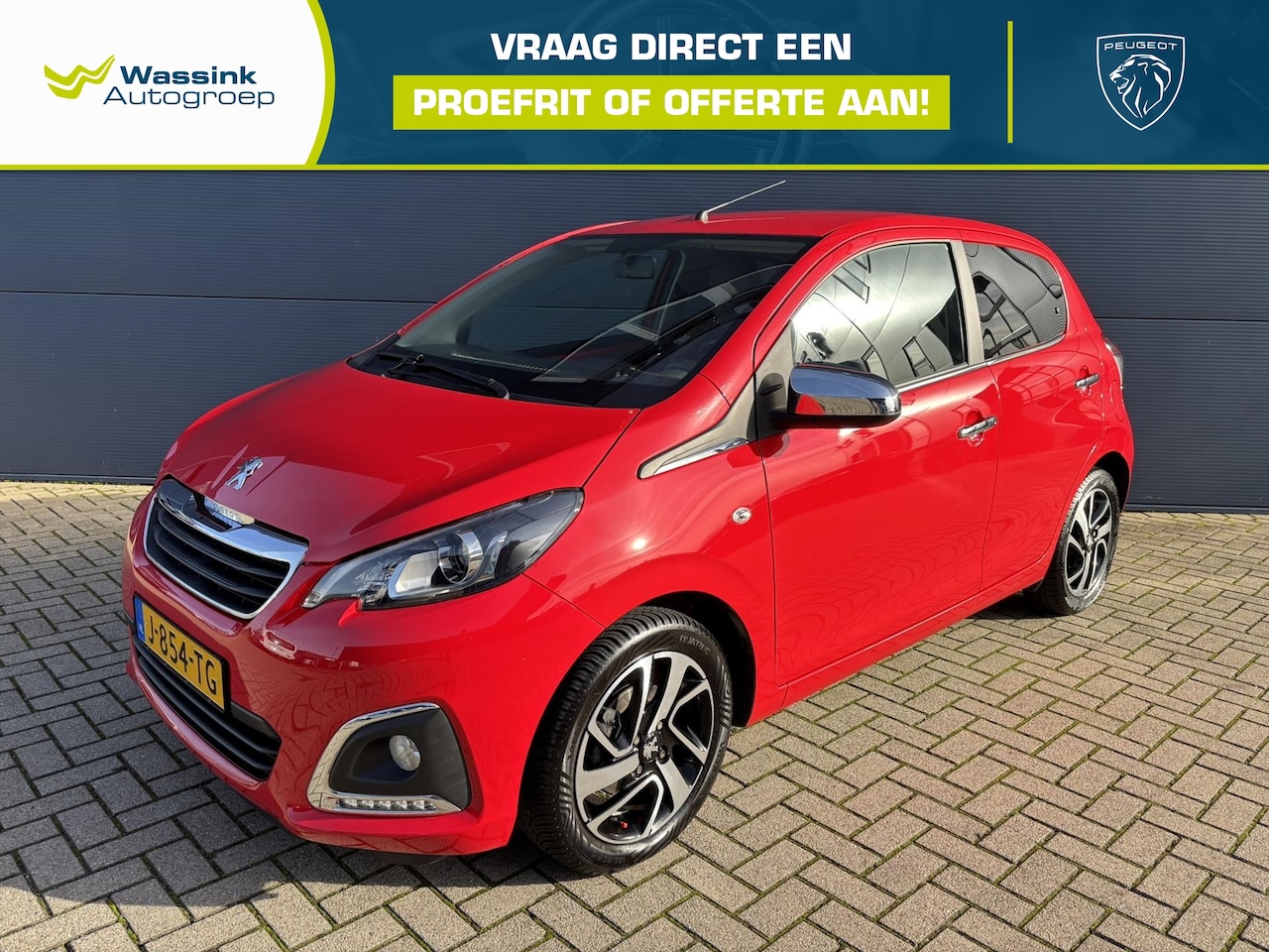 Peugeot 108 - 1.0 e-VTi 72pk 5D Allure | Apple Carplay/Android Auto | Parkeercamera | Climate control | - AutoWereld.nl