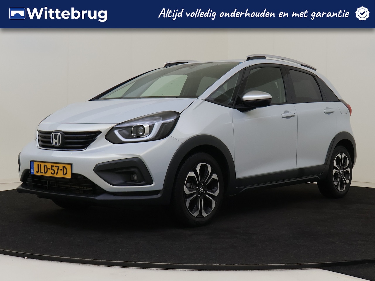 Honda Jazz - 1.5 e:HEV Crosstar NAVIGATIE | CLIMATE CONTROL | HYBRIDE MET HOGE INSTAP - AutoWereld.nl