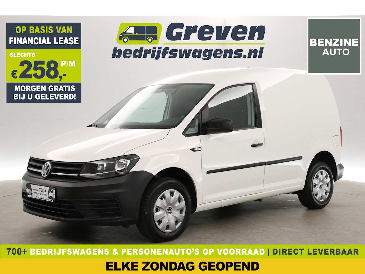 Volkswagen Caddy - TSI 102PK | Airco | Elektrpakket | Achterklep - AutoWereld.nl
