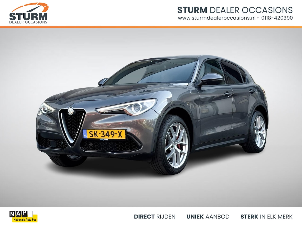 Alfa Romeo Stelvio - 2.0 T AWD Super Veloce Interieur NL-Auto + Afneembare Trekhaak! - AutoWereld.nl