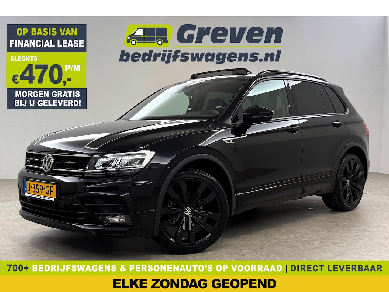 Volkswagen Tiguan - 1.5 TSI ACT R-line Black Style | Pano | Adap. Cruise | Virtual | Carplay | Trekh. | Keyles - AutoWereld.nl