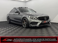 Mercedes-Benz C-klasse - 180 AMG Sport Pano, Half leder, Camera, Burmester, Stoelverwarming, Keyless start, Cruise