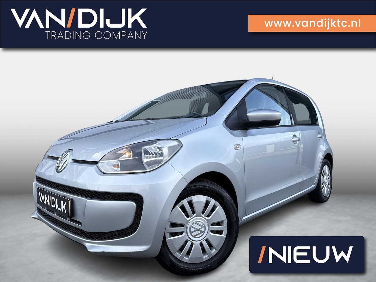 Volkswagen Up! - 1.0 move up! BlueMotion ✓5-Deurs ✓Navigatie ✓Bluetooth telefoon & Media ✓Airco ✓Cruise ✓Pa - AutoWereld.nl
