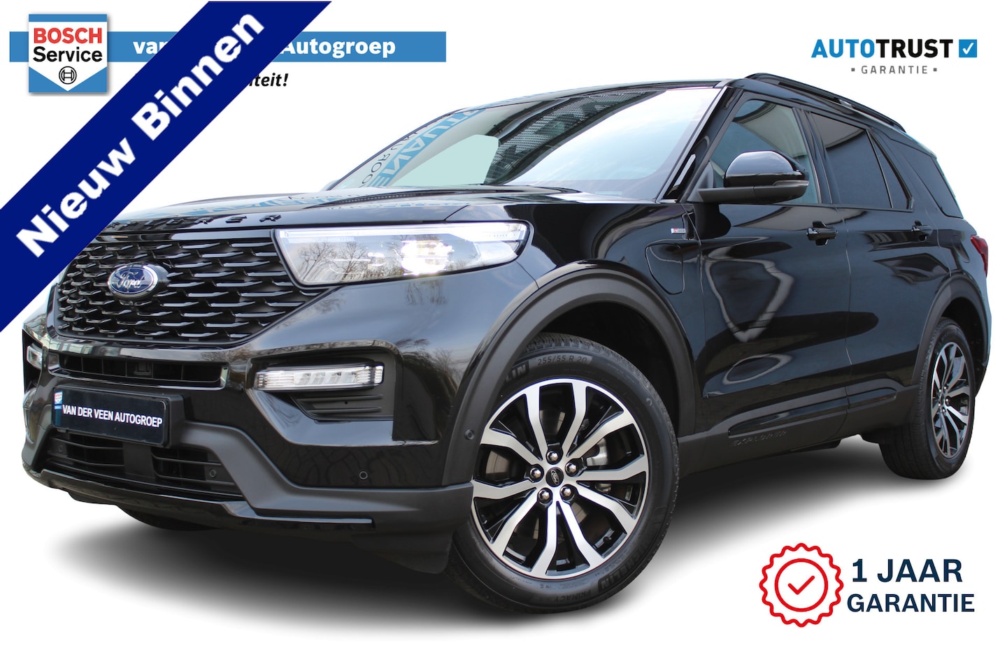 Ford Explorer - 3.0 V6 EcoBoost PHEV ST-Line 457PK | Incl. 12 maanden Garantie | Trekhaak | Panoramadak | - AutoWereld.nl