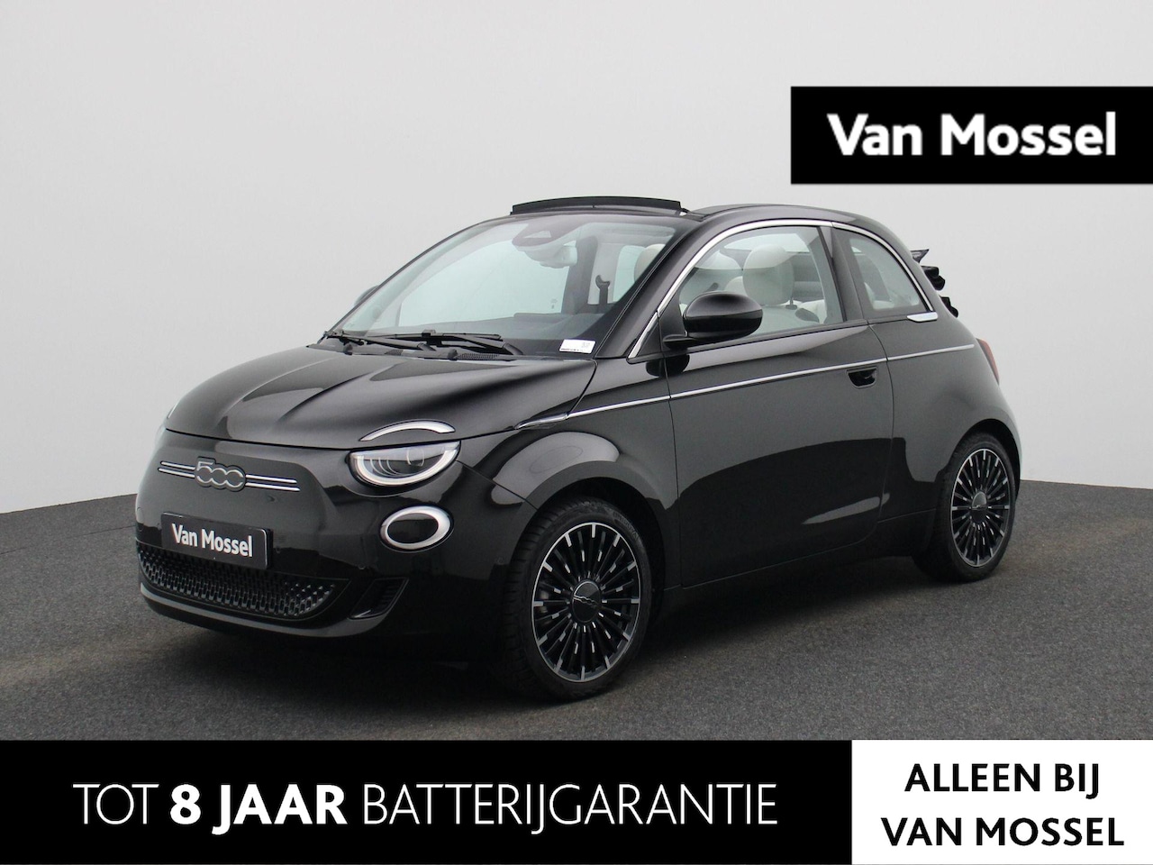 Fiat 500 C - 500e La Prima 42 kWh 119PK | Navigatie | Lederen Bekleding | Digital Cockpit | Achteruitri - AutoWereld.nl